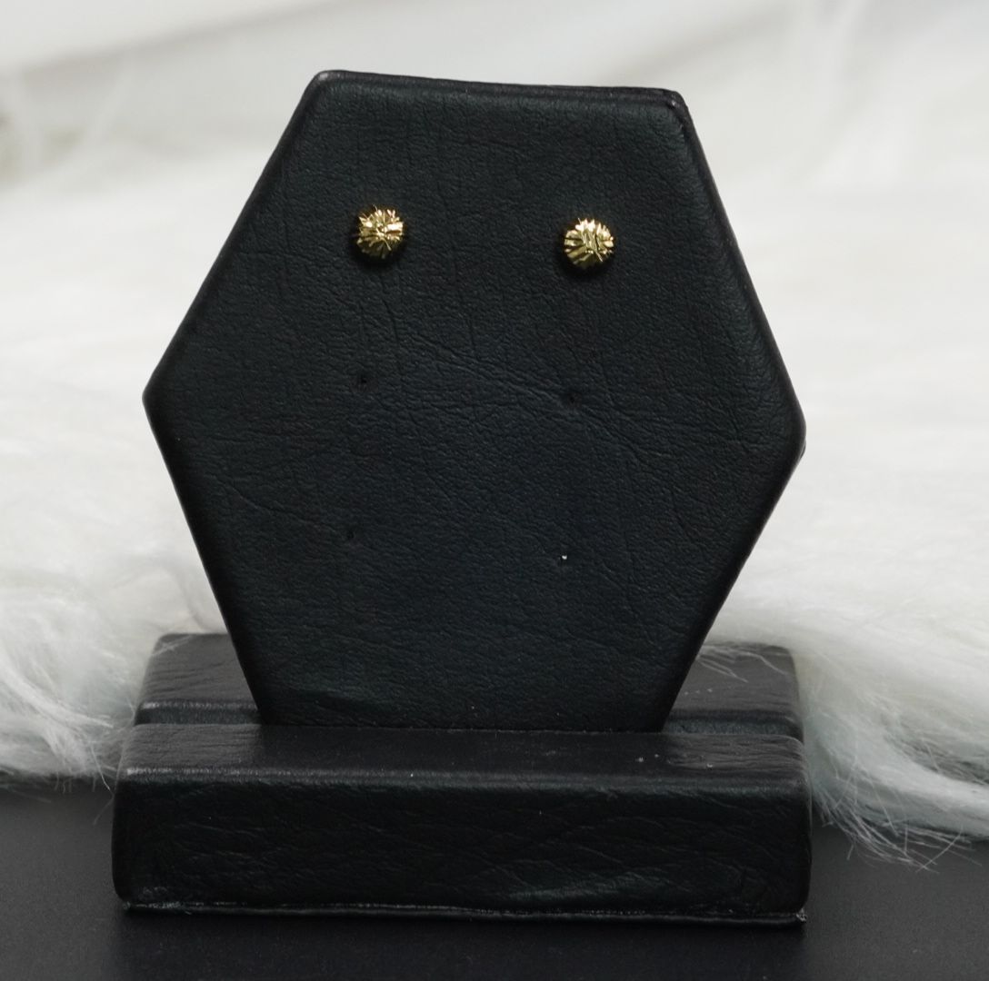 Miniatura 3 de TOPO RODIO DORADO DIAMANTADO #6